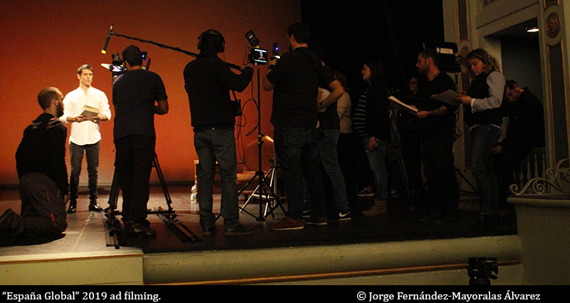 CCoordination of the filming of the advertisement 'Global Spain 2019'. ©Jorge Fernández-Mayoralas Álvarez